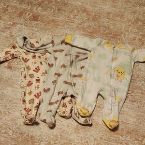 0-3 Month Double Zip Sleeper Bundle
